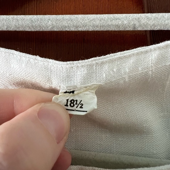 50s Style Vintage 80s Dress Size XL, White & Blue Colorblock, Belted Rockabilly - Picture 7 of 9
